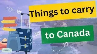 Things to pack for Canada | Packing list for Canada | Essential items to pack for Canada | Checklist