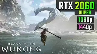 Black Myth: Wukong : RTX 2060 SUPER - 1080p vs 1440p (FSR)