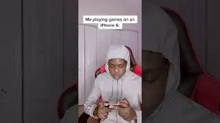 When you play games on your iPhone 6 😂