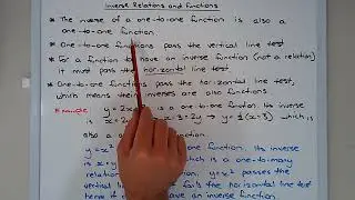 What is the condition for a function to have an inverse function? (pass horizontal line test)