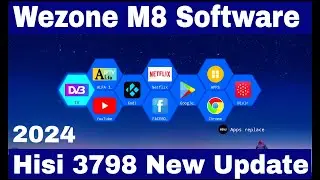 Wezone M8 Android Set Top Box, Hisilicon 3798 Latest Software update 2024,Android set top box update