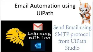 Email Automation using UiPath||Send Email using SMTP protocol from UiPath Studio||SMTP||RPA
