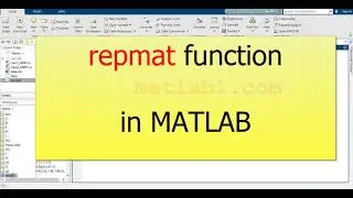 repmat function in MATLAB