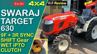 New Swaraj target 630 4x4 tractor video #tractortv1 #tractortv #swarajtarget  #swaraj