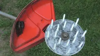 Homemade rotary CULTIVATOR for TRIMMER!