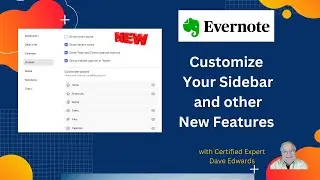 Evernote Now Allows Customization of Your Sidebar and Other New Features
