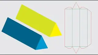 How to make triangular box or stand diecut / dieline / Kline on adobe illustrator