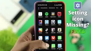 Setting Icon Missing on Android? - Get Setting icon Back!