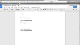 1 Important but unknown feature in Google Documents(web clipboard)