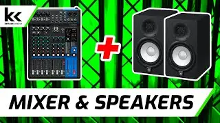 How To Connect Audio Mixer To Studio Monitors | 4 Ways!