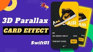 SwiftUI 3D Parallax Card Effect | Animations | Xcode 14 | SwiftUI Tutorials