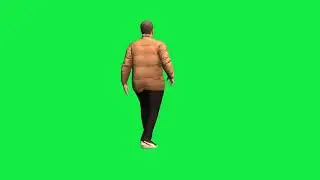 Green Screen man walking Chroma Key Footage VFX VIDEO