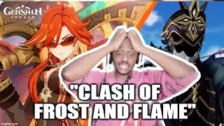 Genshin Impact Cutscene Reaction |  CLASH OF FROST AND FLAME | #GenshinImpact #Cutscene #Animation