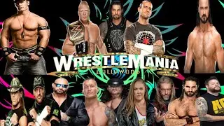 wrestlemania 37 2021 dream match card / tachnical f3ar