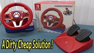 A $39,- CHEAP Nintendo Switch Mario Racing Wheel Solution !