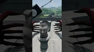 Skibidi Toilets & Speakermans Infected Cameraman Hands Trap Crush – BeamNG.drive