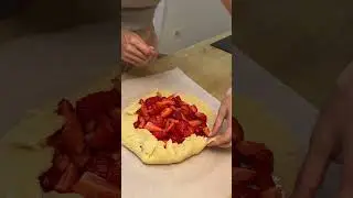 ГАЛЕТА С КЛУБНИКОЙ. Рецепт в описании. 