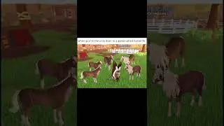 When you're the only deer invited to the horse function | Horse Life 