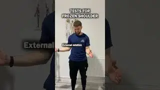 Tests For Frozen Shoulder!