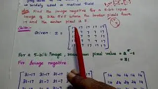 DIP - Image Negative - Problems Solved in Linear Gray level Transformation - Image Processing