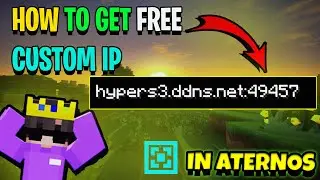 🔥 How To Get FREE Custom IP In Aternos (Mobile 📱 + PC 💻) [100% Working ✅] |  Minecraft Free Domain
