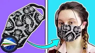 Уший си сам маска за защота на ръка. Шиене за начинаещи.