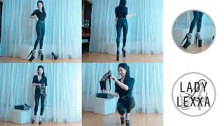 HIGH HEELS HAUL & TRY ON: PLEASER HEELS BEYOND 093 & PUSH UP LEATHER LEGGINGS.