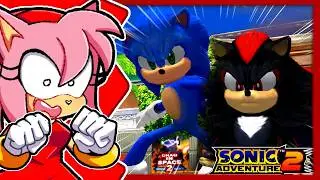 AMY PLAYS MOVIE Sonic & Shadow In Adventure 2 💕