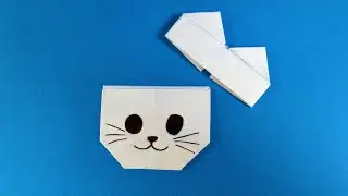 A simple paper envelope scheme. Origami envelope