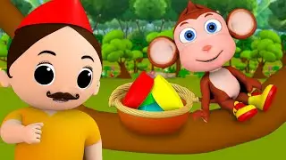 தொப்பி விற்பனையாளர் மற்றும் குரங்கு The Cap Seller and The Monkeys 3D Animated Tamil Fairy Stories