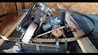 заточка пилорамной ленты самоделка