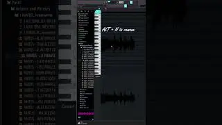 how to remove waveform from piano roll in fl studio 21 #producer #flstudio #shorts