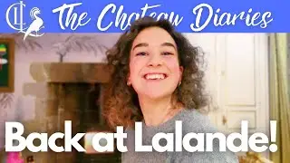 Cat is back at the chateau!