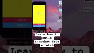 Build Snapchat app from scratch