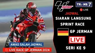 Jadwal Siaran Langsung Sprint Race Jerman Belanda 2024 | MotoGP Jerman 2024 Live Trans 7 - MotoGP