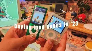 🍏buying iPod nanos in 2023 | 3rd & 5th gen aesthetic unboxing