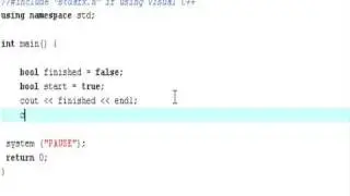 C++ Tutorial 7 Boolean Variables CAVEMAN FRIENDLY HQ