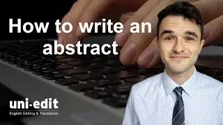 How to write an abstract