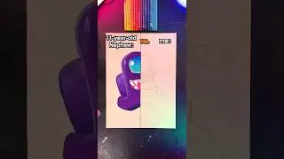 11 y/o Nephew made me QUIT art! | drawing Among Us - Part 2