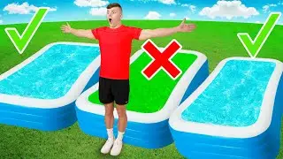 DON’T TRUST FALL into the WRONG Mystery Pool Challenge!