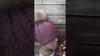 ШАПКА С КОСАМИ!!!МАСТЕР КЛАСС ЕСТЬ НА КАНАЛЕ!!!