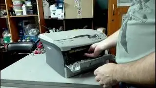 Ремонт сканера Brother DCP 7010, замена линейки.