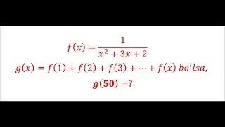 g(x) va f(x) funksiyalarning bogʻliqligi
