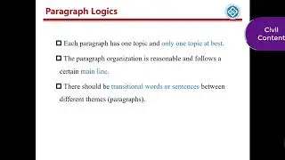 Paragraph logic and how to write sentences | Civil Engineering Content |