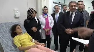 VALİ ŞILDAK DEVLET HASTANELERİNİ DENETLEDİ
