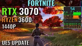 Fortnite Unreal Engine 5 Nanite Update - RTX 3070 - Ryzen 5 3600 - Benchmark - 1440p