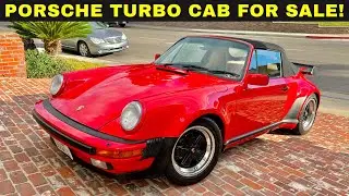FOR SALE: RARE, Low Mileage 1989 Porsche 911 TURBO Cabriolet - Cold Start, Test Drive & Walk-Around!