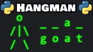 Let's code a HANGMAN GAME in Python! 🕺