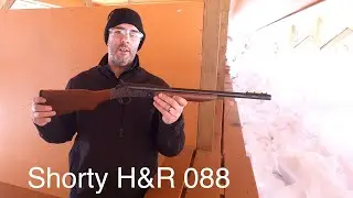 Shooting my short boi miniaturized Harrington and Richardson model 088 20 gauge mini 20 gauge shells