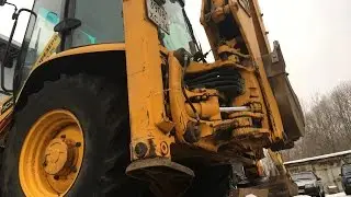 🚜Ремонт JCB4CX(навариваем нож на ковш)🚙ТО MERCEDES ML350🔧🔨Заправка ГИДРОмолота JCB380 азотом💧💨